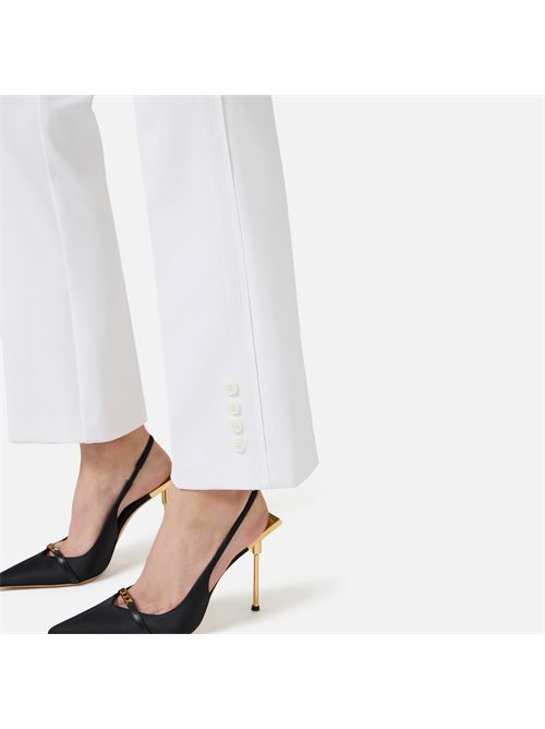 Pants woman ivory ELISABETTA FRANCHI | PA16861E2/360